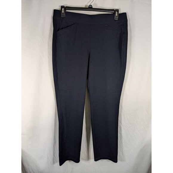 Chicos Travelers Collection Navy Blue Womens Pants 36/28 - Picture 1 of 5